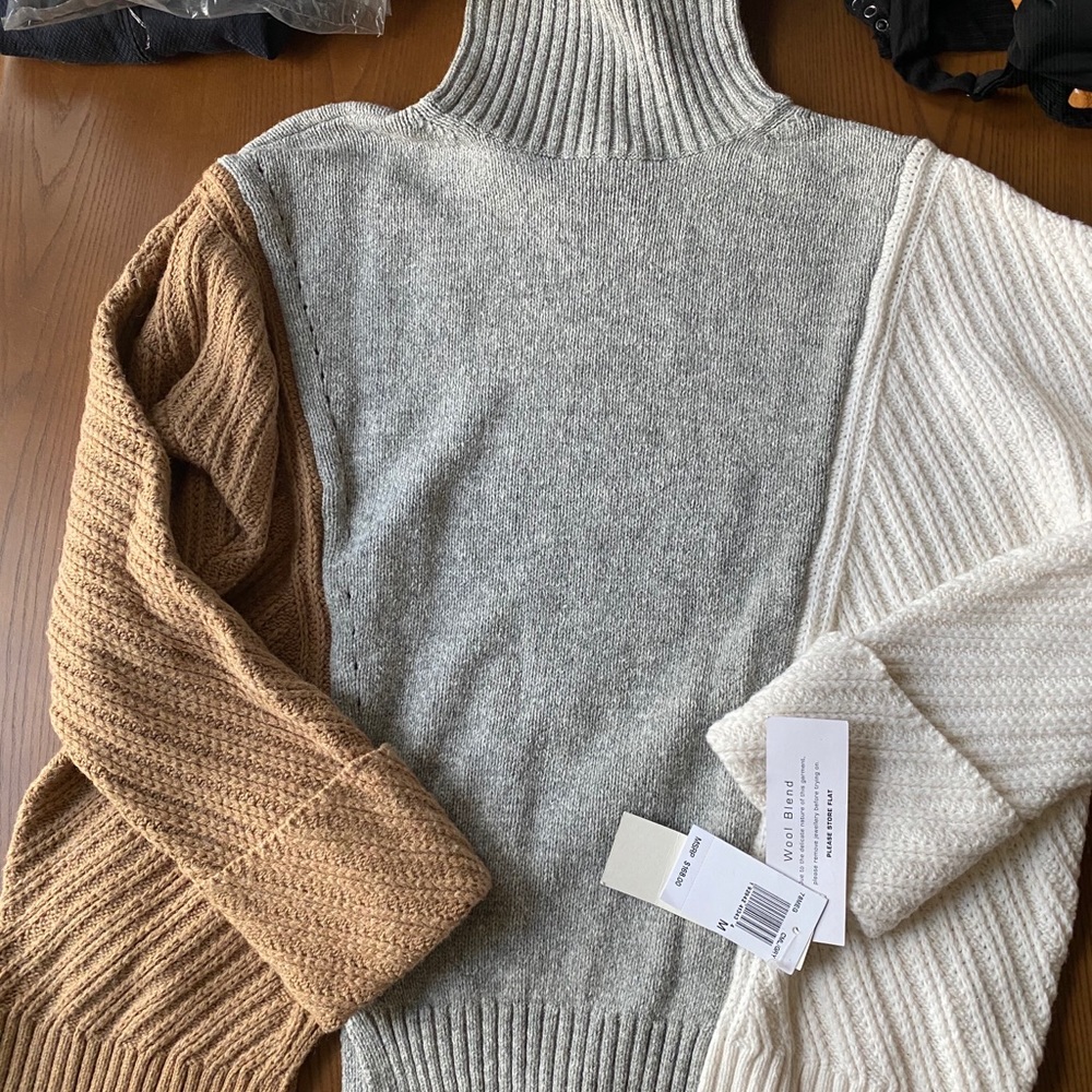 FRENCH CONNECTION Color Block Sweater - Picture 13 of 13